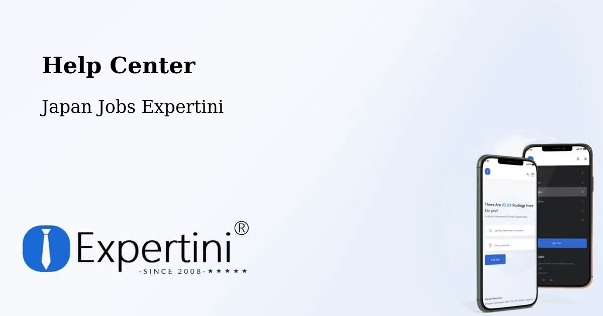Help Center – Nanto Shi - Japan Jobs Expertini